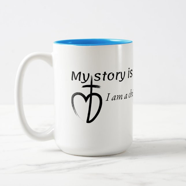 My story is simple Two-Tone coffee mug (Left)