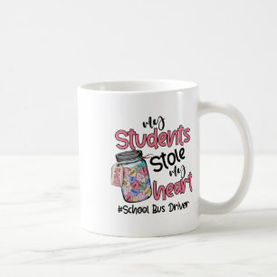 My Student Stole My Heart School Bus Driver Valent Coffee Mug