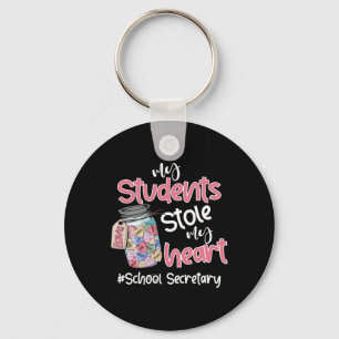 My Student Stole My Heart School Secretary Valenti Key Ring