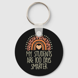 My Students Are 100 Days Smarter 100th Day Of Scho Key Ring