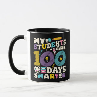 My students are 100 days smarter cute 100 days  mug