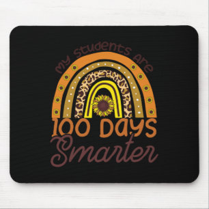 My Students Are 100 Days Smarter Happy Teacher Sch Mouse Pad