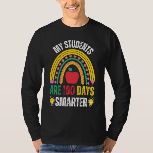 My Students Are 100 Days Smarter Rainbow T-Shirt