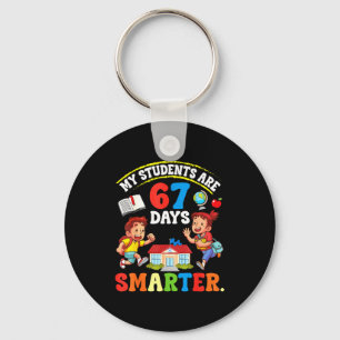 My Students Are 67 Days Smarter Teacher Clroom Cel Key Ring