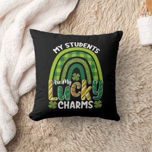 My Students Are My Lucky Charms St Patrick's Day Cushion