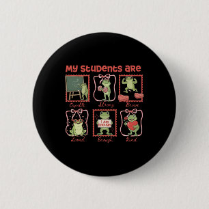My Students Are Valentine Teacher Valentine Funny 6 Cm Round Badge