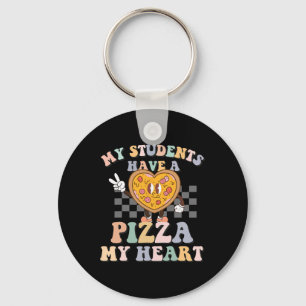 My Students Have A Pizza-my-heart  Key Ring