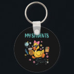 My Students May Not Be In A Row But At Least They  Key Ring<br><div class="desc">My Students May Not Be In A Row But At Least They Are Having</div>