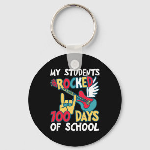 My Students Rocked 100 Days Of School For Teacher  Key Ring