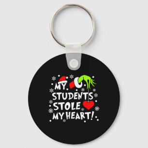 My Student's Stole My Heart Christmas Xmas Teacher Key Ring