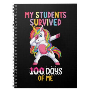 My Students Survived 100 Days of Me School Teacher Notebook