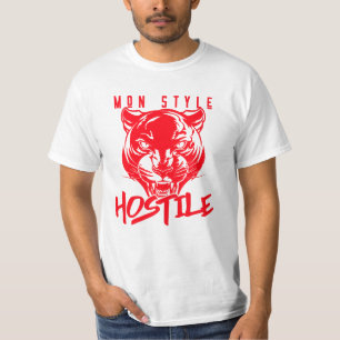 MY STYLE? HOSTILE! (panther) T-Shirt
