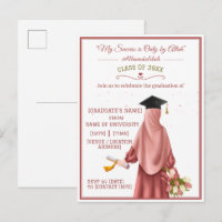 "My Success is Only by Allah" Graduating Girl