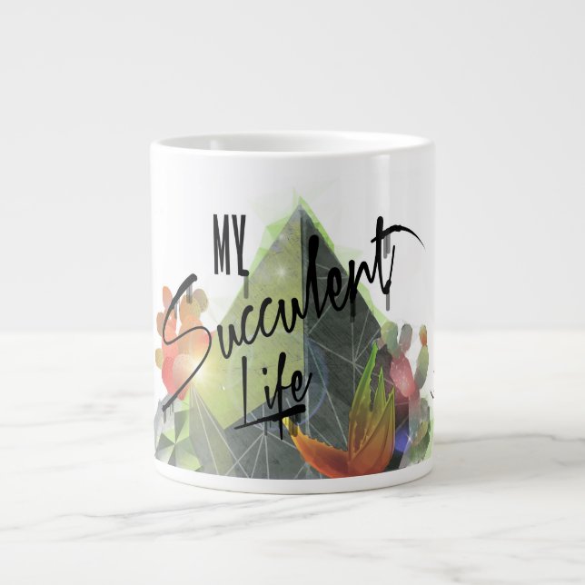My Succulent Life Fun Mug (Front)