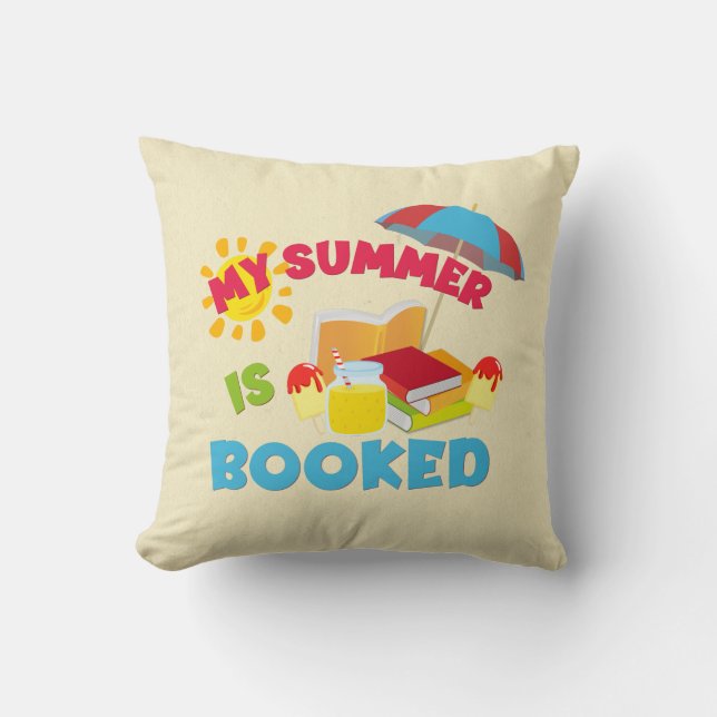 My Summer Is Booked Cushion (Front)
