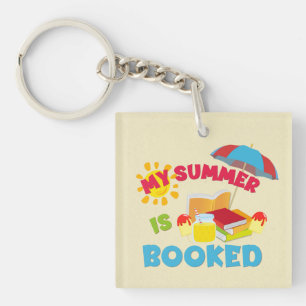 My Summer Is Booked Key Ring