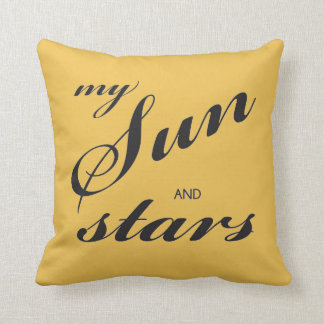 My sun and stars pillow