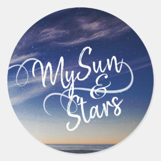 My Sun and Stars Sticker