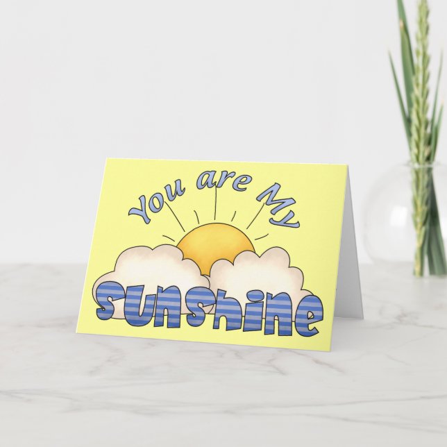 My Sunshine Birthday Card (Front)