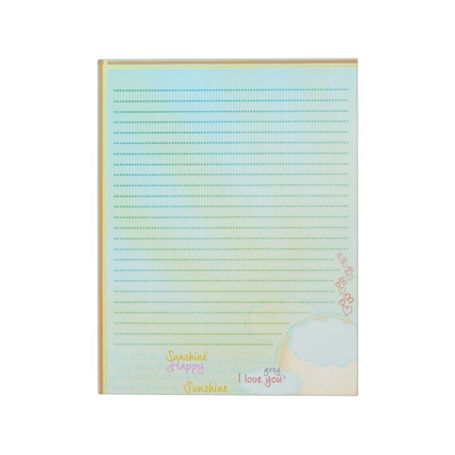 My Sunshine Notepad (Rotated)