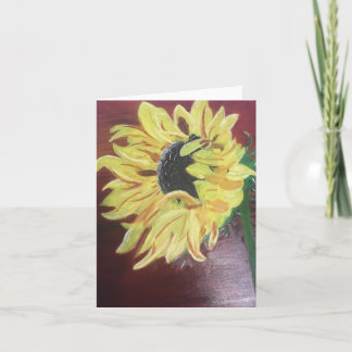 My Sunshine, With Text, 4" x 5.6" Card