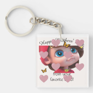 My super cool mom key ring
