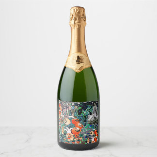 My Super Halloween V2 Sparkling Wine Label