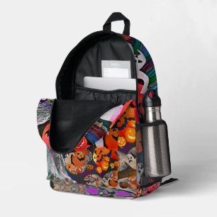 My Super Halloween V3 Printed Backpack