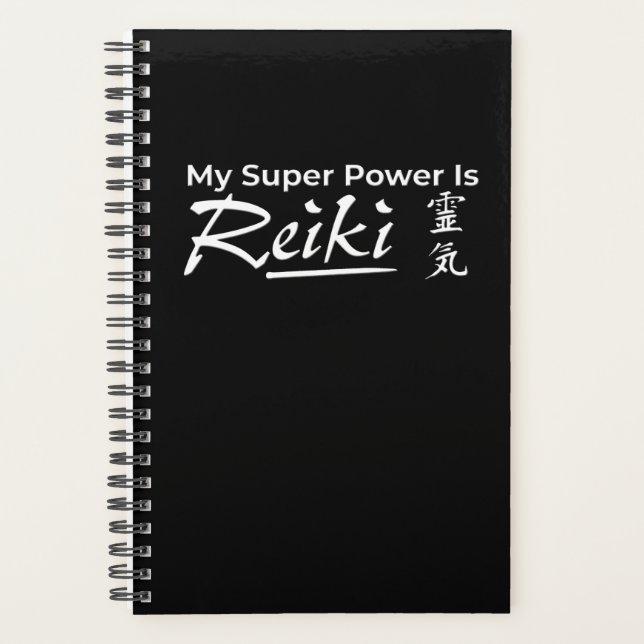 My Super Power is Reiki Planner (Front)