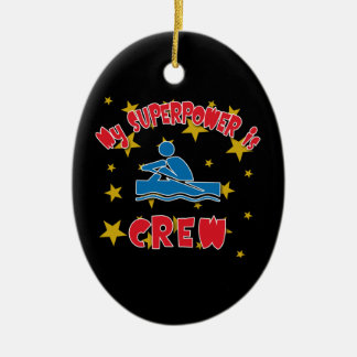My Superpower is Crew Ceramic Tree Decoration