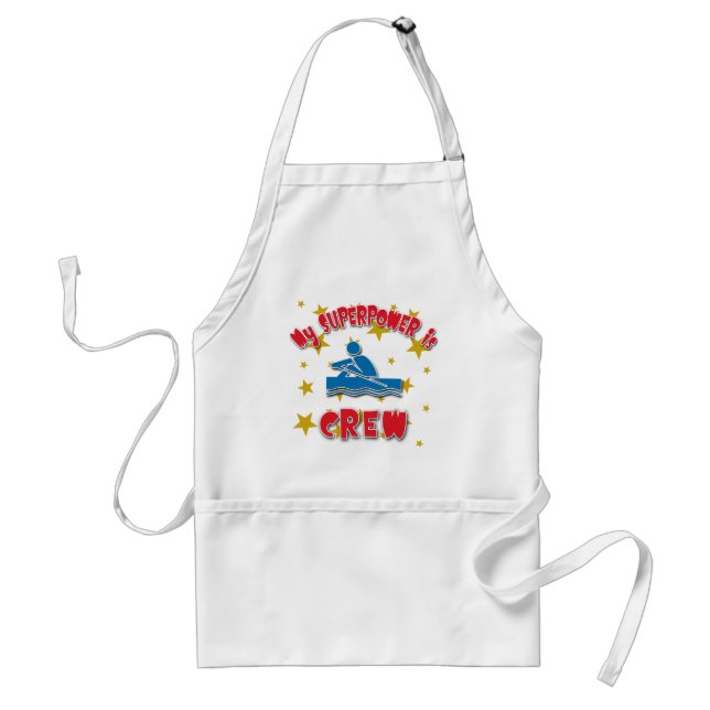 My Superpower is Crew Standard Apron (Front)