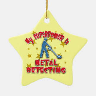 My Superpower is Metal Detecting Ceramic Tree Decoration