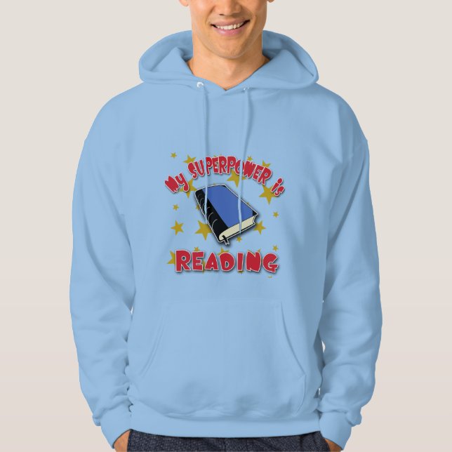 My Superpower is Reading Hoodie (Front)