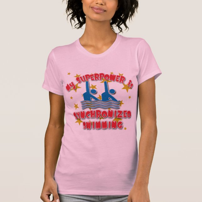 My Superpower is Synchronised Swimming T-Shirt (Front)