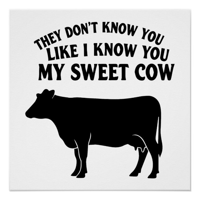 My Sweet Cow Poster (Front)