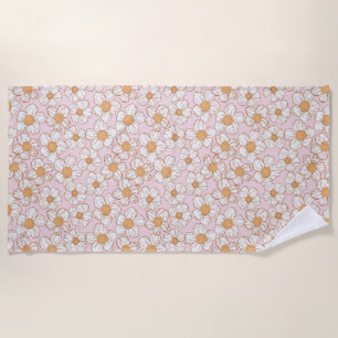 My Sweet Flowers Beach Towel