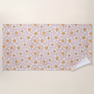 My Sweet Flowers Beach Towel