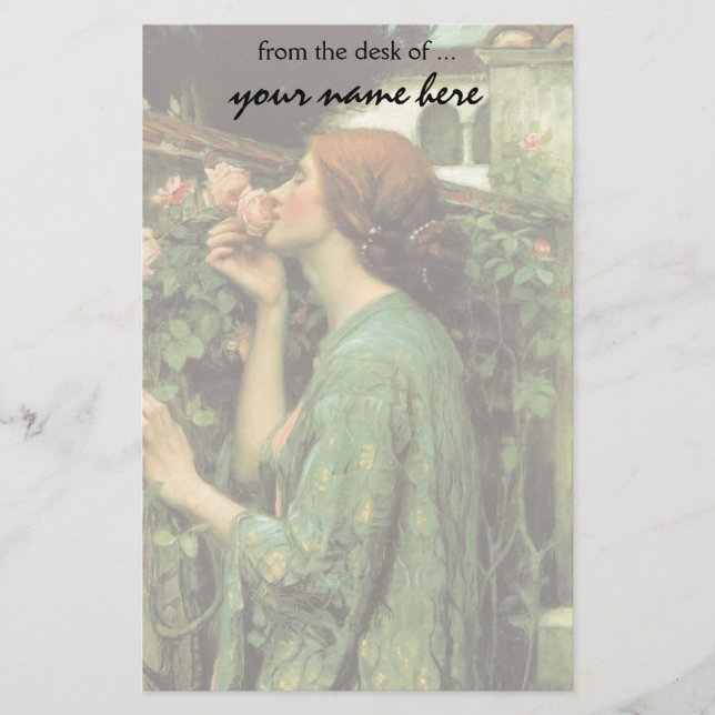 My Sweet Rose, or Soul of the Rose by Waterhouse Stationery (Front)