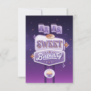 My Sweet Sixteen Birthday Party Invitation (small)