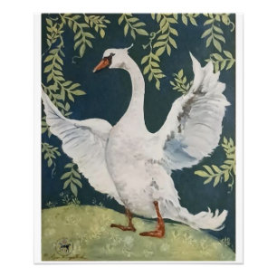 my sweet swan photo print