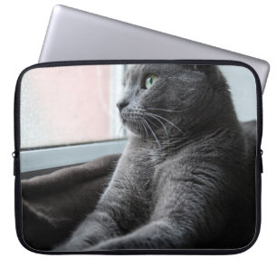 MY SWEETHEART ROUTER  RESCUED KITTEN LAPTOP SLEEVE
