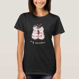 My Sweetie Cat Love Heart Valentines Day T-Shirt
