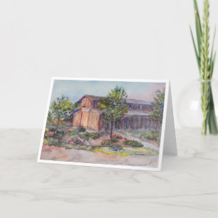 my sweetie John's gorgeous rustic MT barn Thank You Card