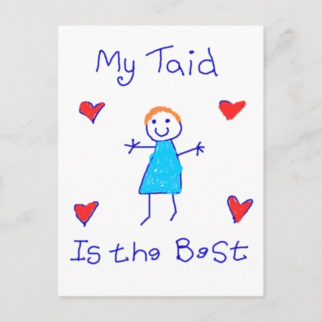 My Taid is the Best Postcard (Front)