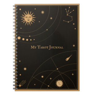 My Tarot Journal - Sun & Moon Mystical Frame