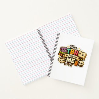 My TBR Is Judging Me Reading Journal Book Tracker 