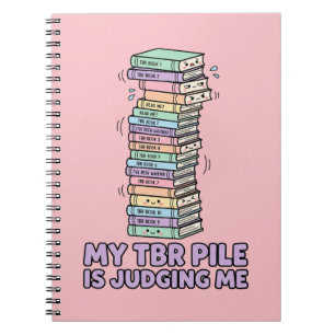 My TBR Pile Is Judging Me Funny Book Pastel Vector