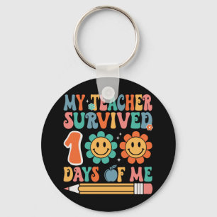 My Teacher Survived 100 Days of Me Key Ring