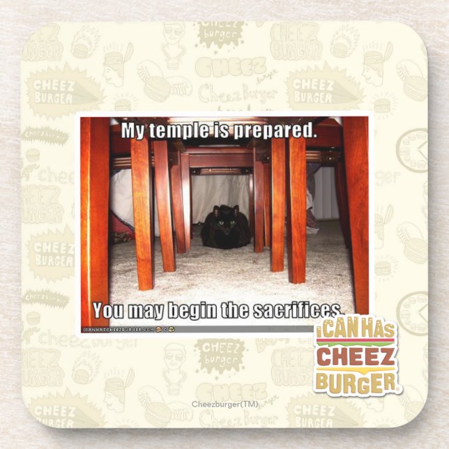 My temple is prepared. coaster (Front)