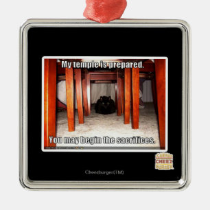 My temple is prepared. metal tree decoration